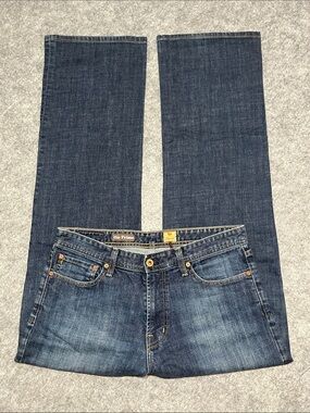 Ag Adriano Goldschmied The Prime Men's Dark Blue Bootcut Jeans